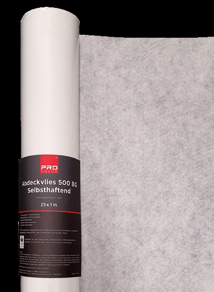 Abdeckvlies 500 weiß 25 x 1,0 m 150 g selbsthaftend