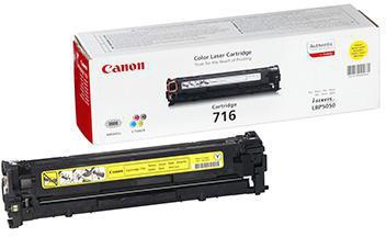 CANON Toner Canon Originalzubehör 716Y ca. 1.500 Seiten gelb