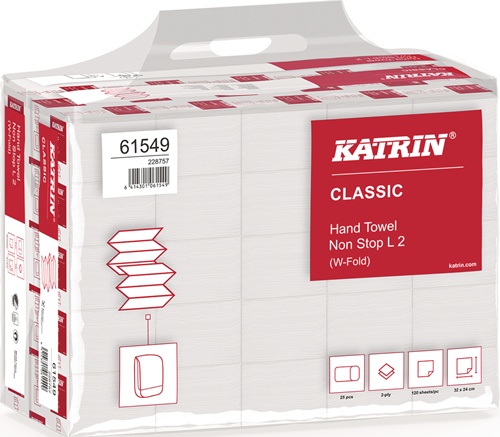 Falthandtuch Katrin Classic L 2 2-lag.we