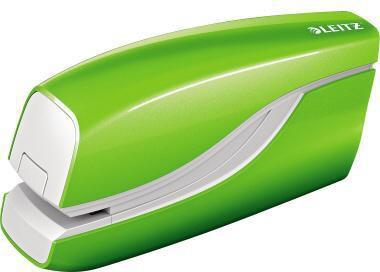 LEITZ Elektroheftgerät Leitz NeXXt WOW fest 10 Bl. (80 g/m²) e1 Metall/Kunststoff grün