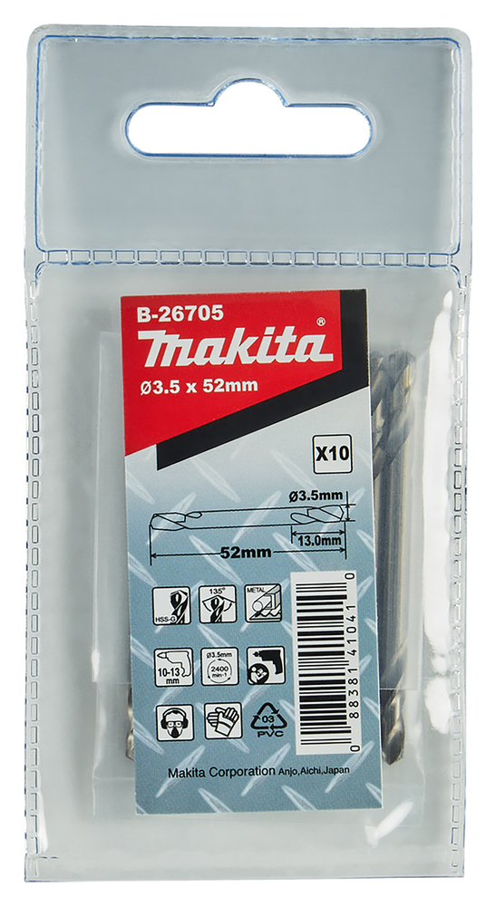 B-26705 Wendebohrer 3,5mm HSS-G