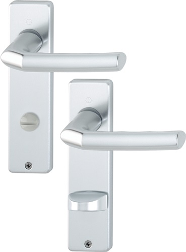 Kurzschildgarnitur Birm.1117/202KP Alu.F