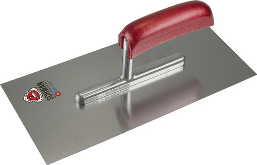 Glättekelle L.280mm B.130mm rostfr.m.H-H