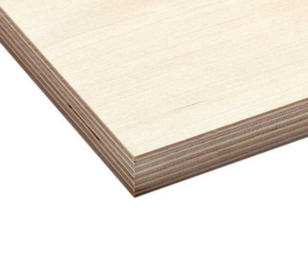 Multiplexplatten im Zuschnitt