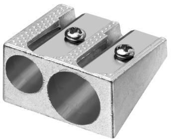 SOENNECKEN Doppelspitzer Soennecken 7,8 und 11mm Metall silber Soennecken 7,8 und 11mm Metall silber