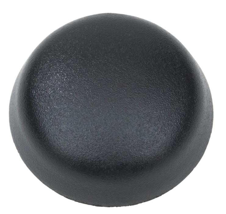 Ø12 mm Abdeckkappe für Blech- und Fensterbankschrauben I tiefschwarz (ST)