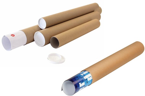 TRANSPAK Versandrohr  Durchmesser 80mm Länge 610mm A1 braun