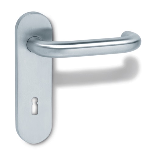 HEWI Kurzschildgarnitur 111XAH01.110 Edelstahl PZ