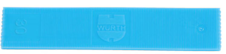 Verglasungsklotz blau I 30x2