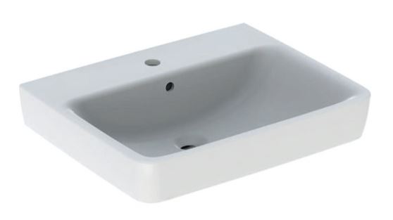 GE Renova Plan Waschtisch, 600x480 mm m. Hl., m. Ül., weiß