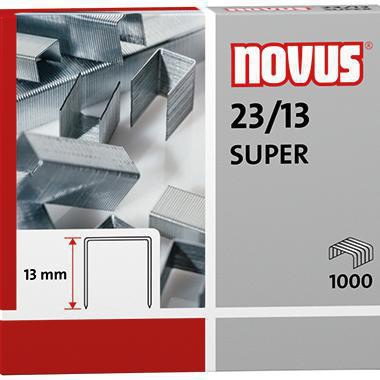 NOVUS Heftklammer NOVUS 23/13 SUPER Blockhefter Stahl verzinkt 1.000 St./Pack.