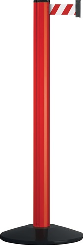 Gurtpfosten einfach D83xH970mm rot Gurt