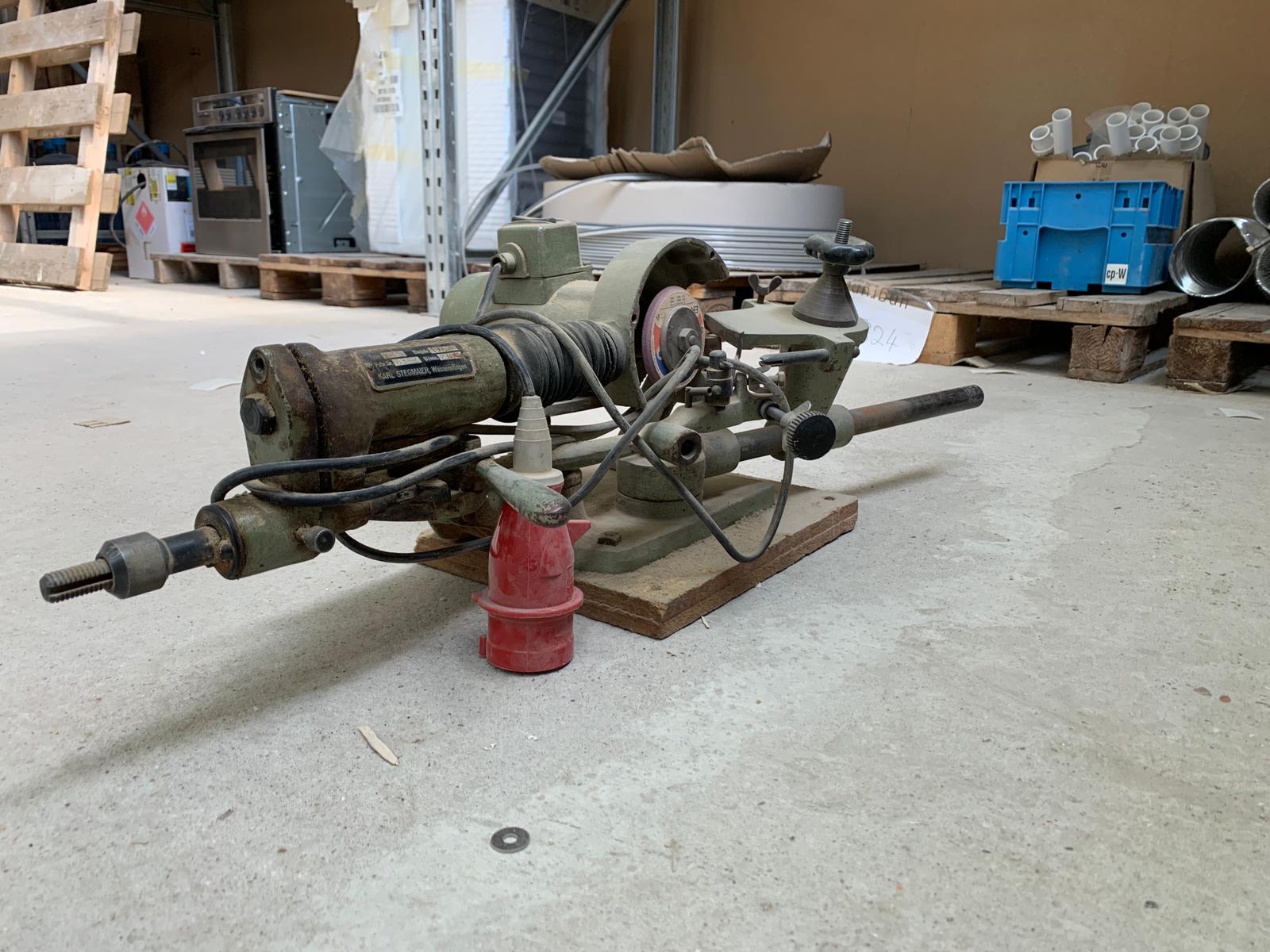 historische KARL STEGMAIER KBS Sägeblatt-Schleifmaschine von 1963