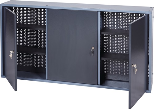 Werkzeugschrank H600xB1200xT200mm silber