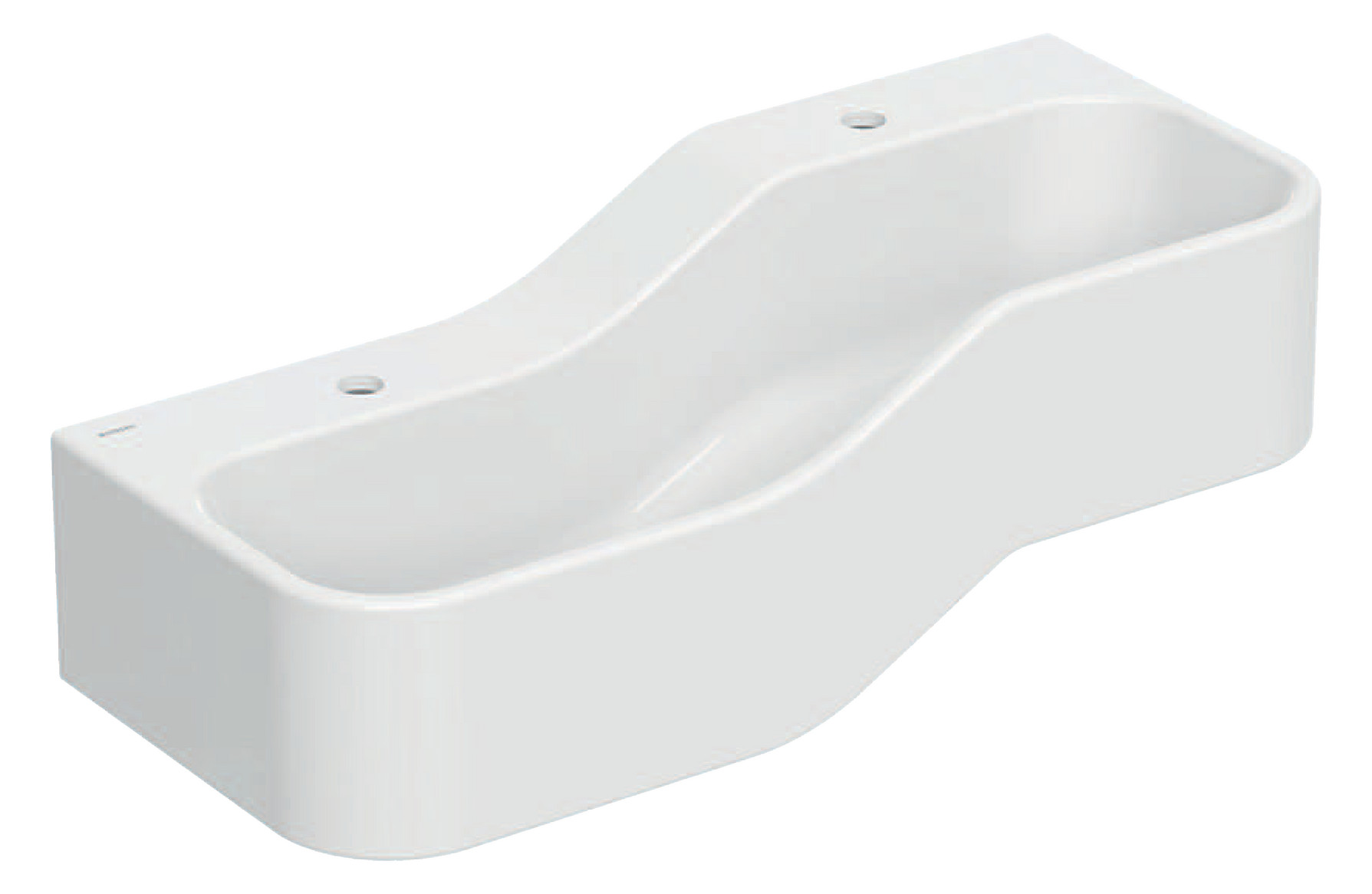 Geberit bambini Spiel- u. Waschlandschaft m. 2 Waschplätzen tieferes Becken li.