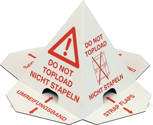 Palettenhütchen 1.25 Wellpappe L205xB205