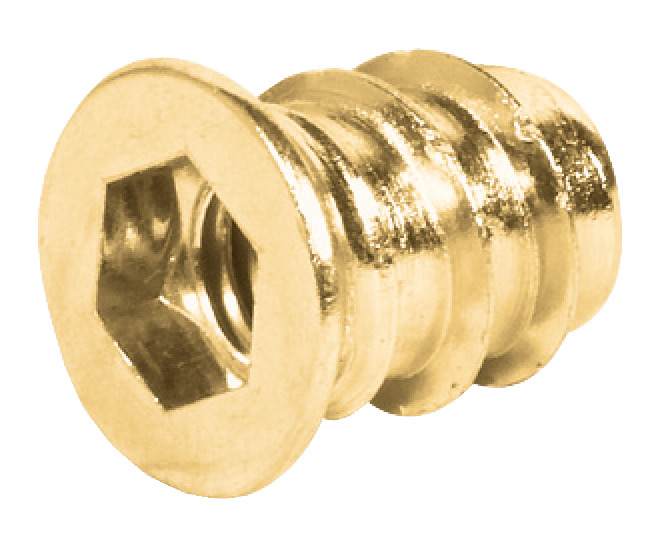 M6/17 mm Eindrehmuffe Stahl mit Abdeckrand (VE 100)