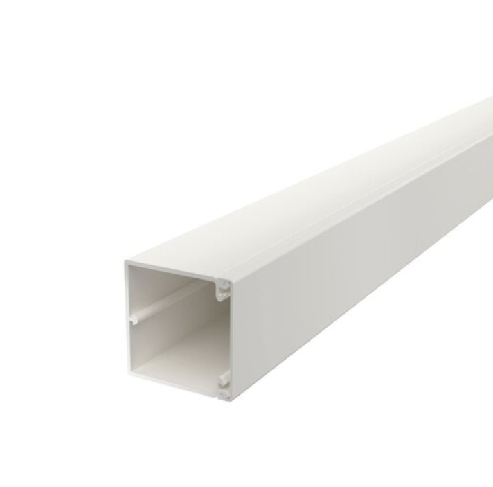 OBO WDK60060RW Wand/Deckenkanal 60x60 (2 m) PVC m.Bodenlochung 6191193