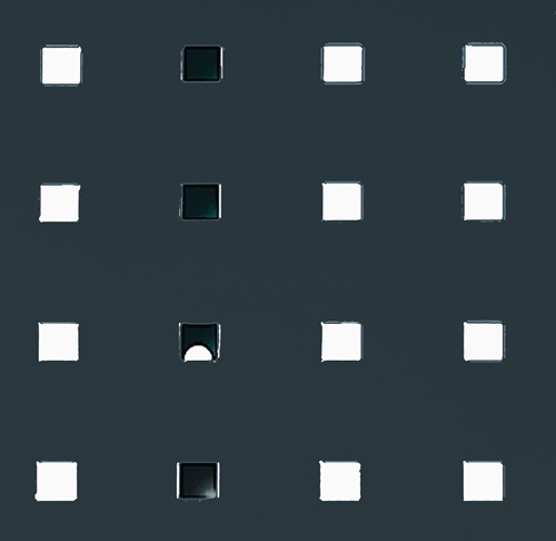 Lochplatte B457xL990mm grau BOTT