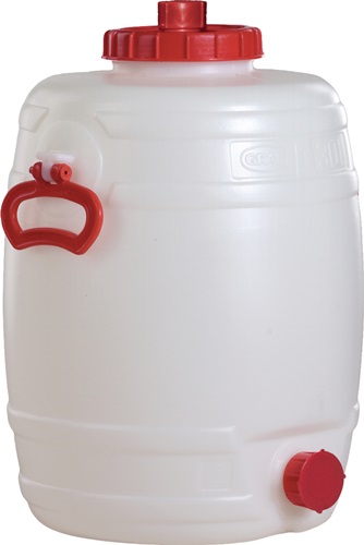 Fass 30l PE weiß 2 Tragegriffe Einfüllöf