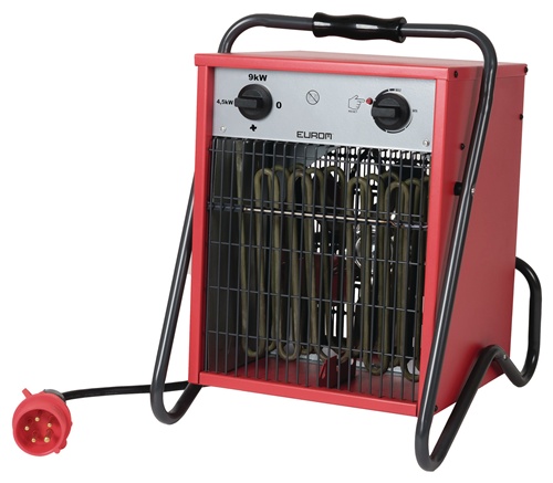 Elektroheizer 345 m³/h 0/4500/9000 W 16