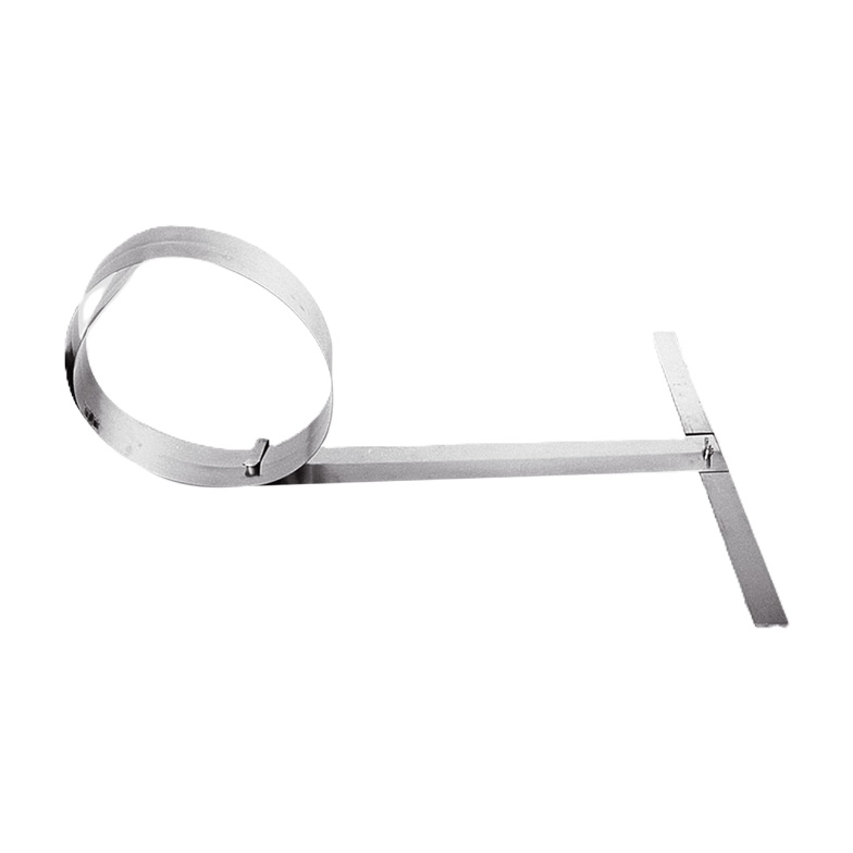 Rollstahllineal mit T-Anschlagswinkel 510 x 8cm