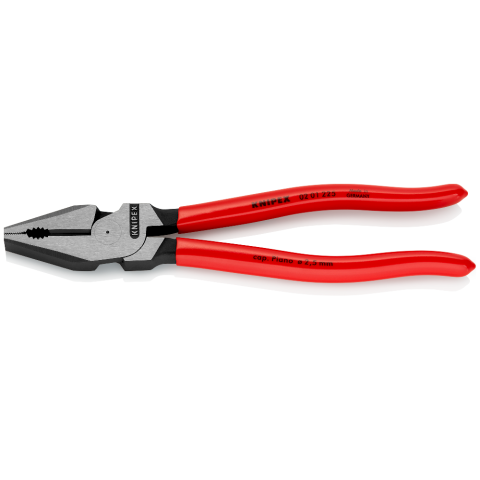 KNIPEX 225 mm Kraft-Kombizange mit Kunststoff überzogen