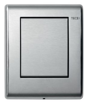 Tece Planus Betätigungspl. Urinal inkl. Kartusche, Edelstahl gebürstet
