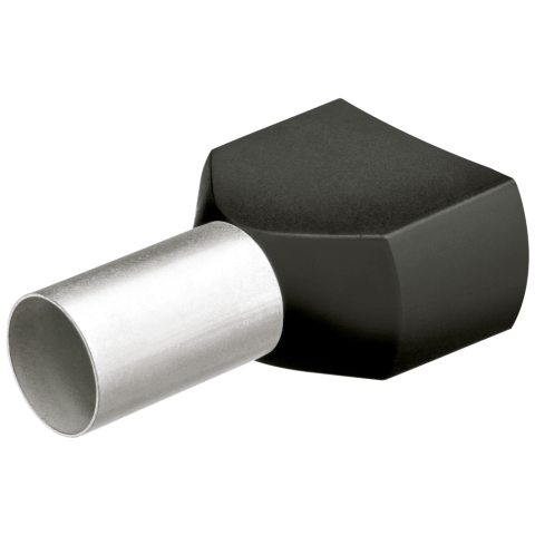 2 x 1,5 mm² KNIPEX Twin-Aderendhülsen Mit Kunststoffkragen