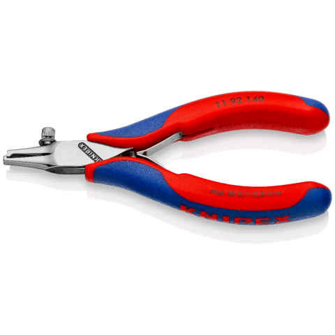 KNIPEX 140 mm Elektronik-Abisolierzange mit Mehrkomponenten-Hüllen