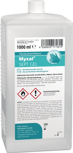 Handdesinfektionsgel MYXAL® SEPT GEL 1l