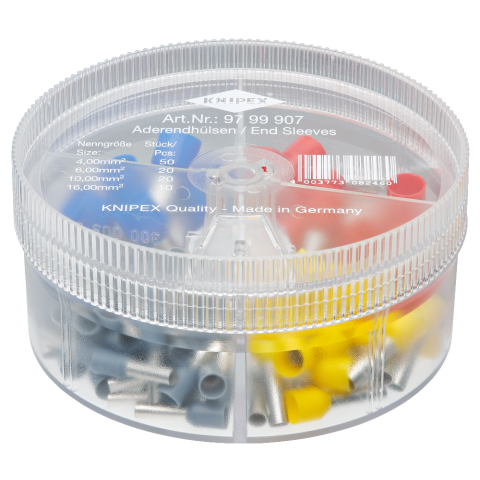 100-tlg. KNIPEX Aderendhülsenbox