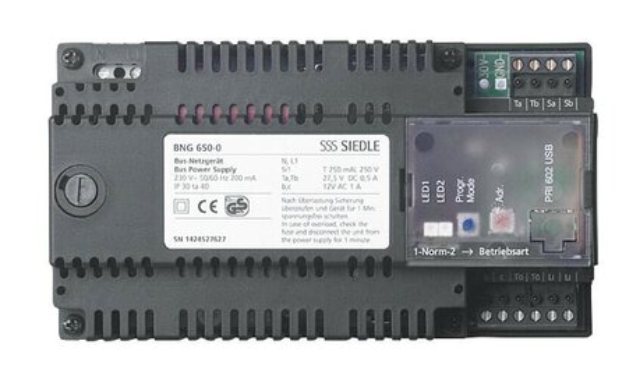 Siedle BNG 650-0 DE Bus-Netzgerät Schwarz 035140