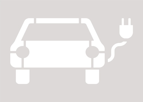 Bodenschablone Parkplatz f.Elektrofahrze