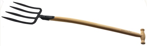 Spatengabel m.Federdülle,4 Lanzenzinken