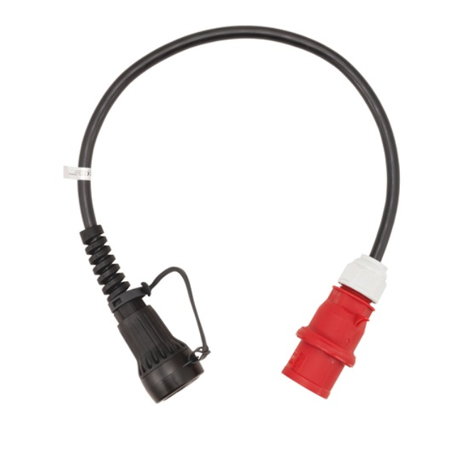 Adapter für Mobile Ladestation Mode 2 Typ 2 UNI I 32 A / 22 kW