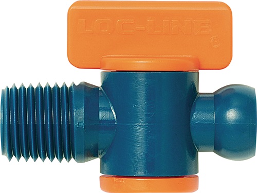 Absperrventil Gr.1/4 Zoll m.AG Btl.m.2 S