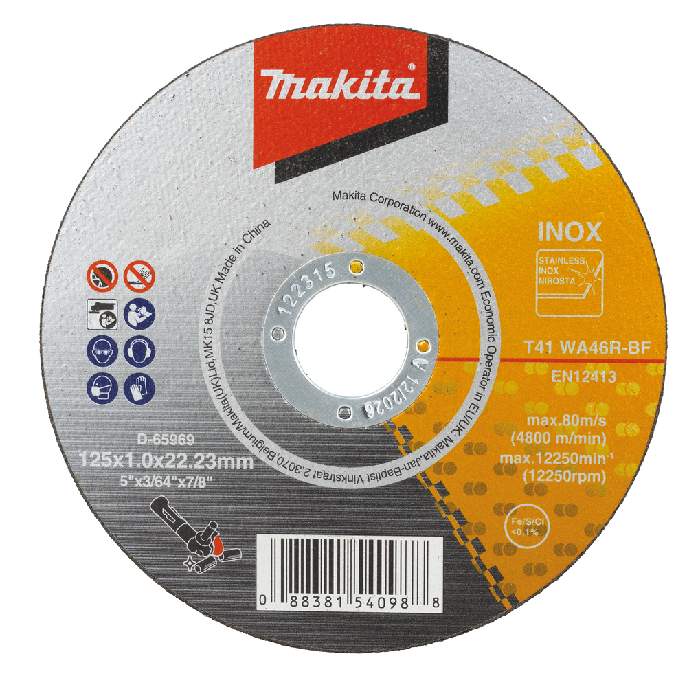 D-65969-50 Trennscheibe INOX 125x1,0mm