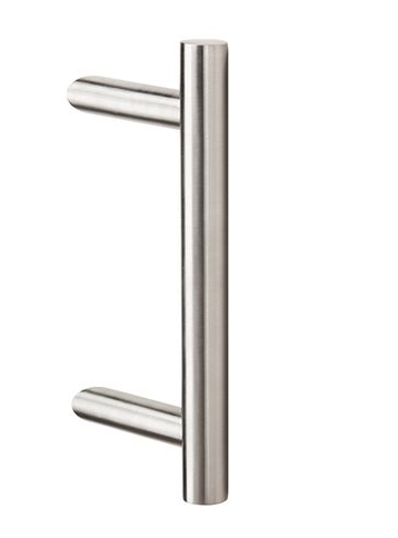 Stoßgriff Kassos 45° Stützen Ø 30 mm L 400 BA 300 mm Edelstahl I LL4087