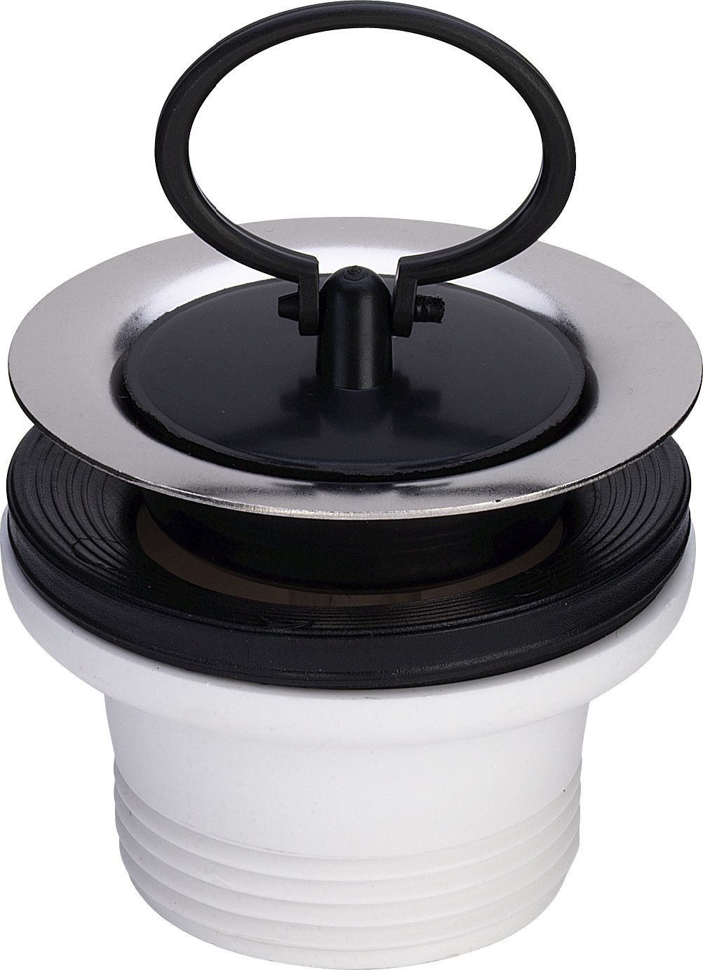 Ablaufventil 1 1/2" x 70 mit Stopfen (Schlüsselring)