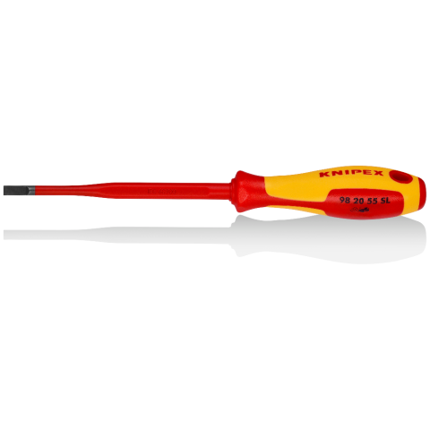 5,5 mm KNIPEX Schraubendreher (Slim) für Schlitzschrauben