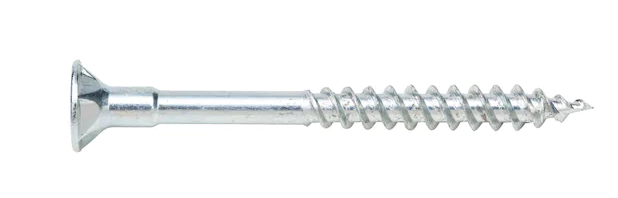 4,5 x 35 mm ASSY® 3.0 Senkfrästaschenkopf AW20 Teilgewinde Stahl blau verzinkt (VE=500) I LL0011