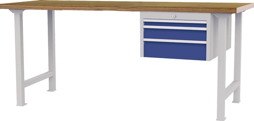 Werkbank B2000xT750xH790-1140mm Buche-Mu