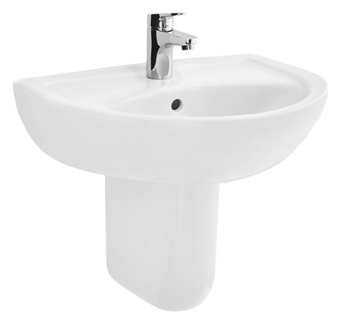 Sanibel 1001-Waschtisch A18 555x410mm weiß I TH1741