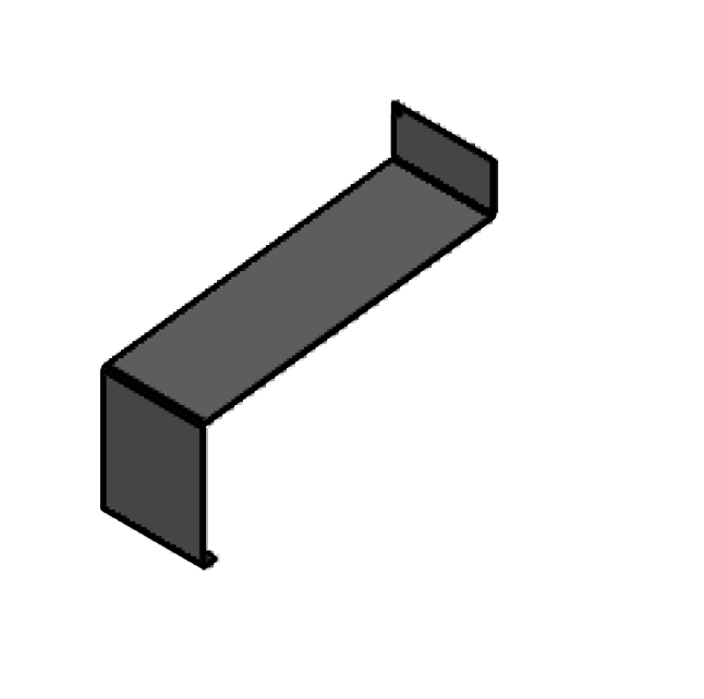 Fassadenriegel Stoßblech