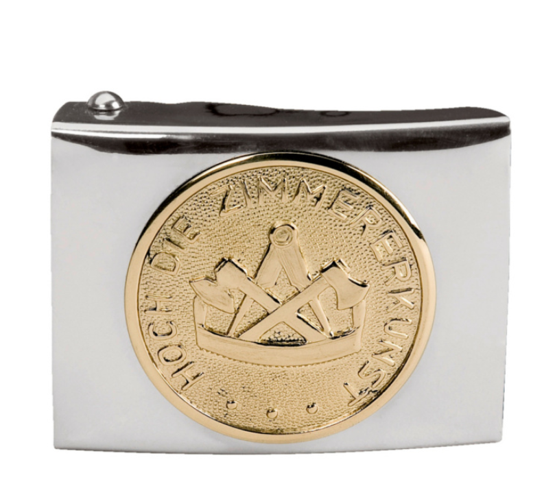 Koppelschloss "Zimmerer" I silber