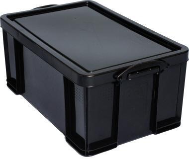 REALLY USEFUL BOX Aufbewahrungsbox Really Useful Box 71 x 31 x 44 cm (B x H x T) DIN A4 64l Polypropylen schwarz