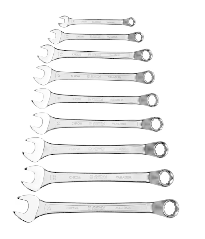 Ringmaulschlüssel-Satz gekröpft 9-teilig