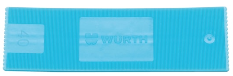 Verglasungsklotz blau I 40x2