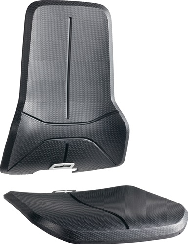 Wechselpolster Kunstleder schwarz f.Sitz